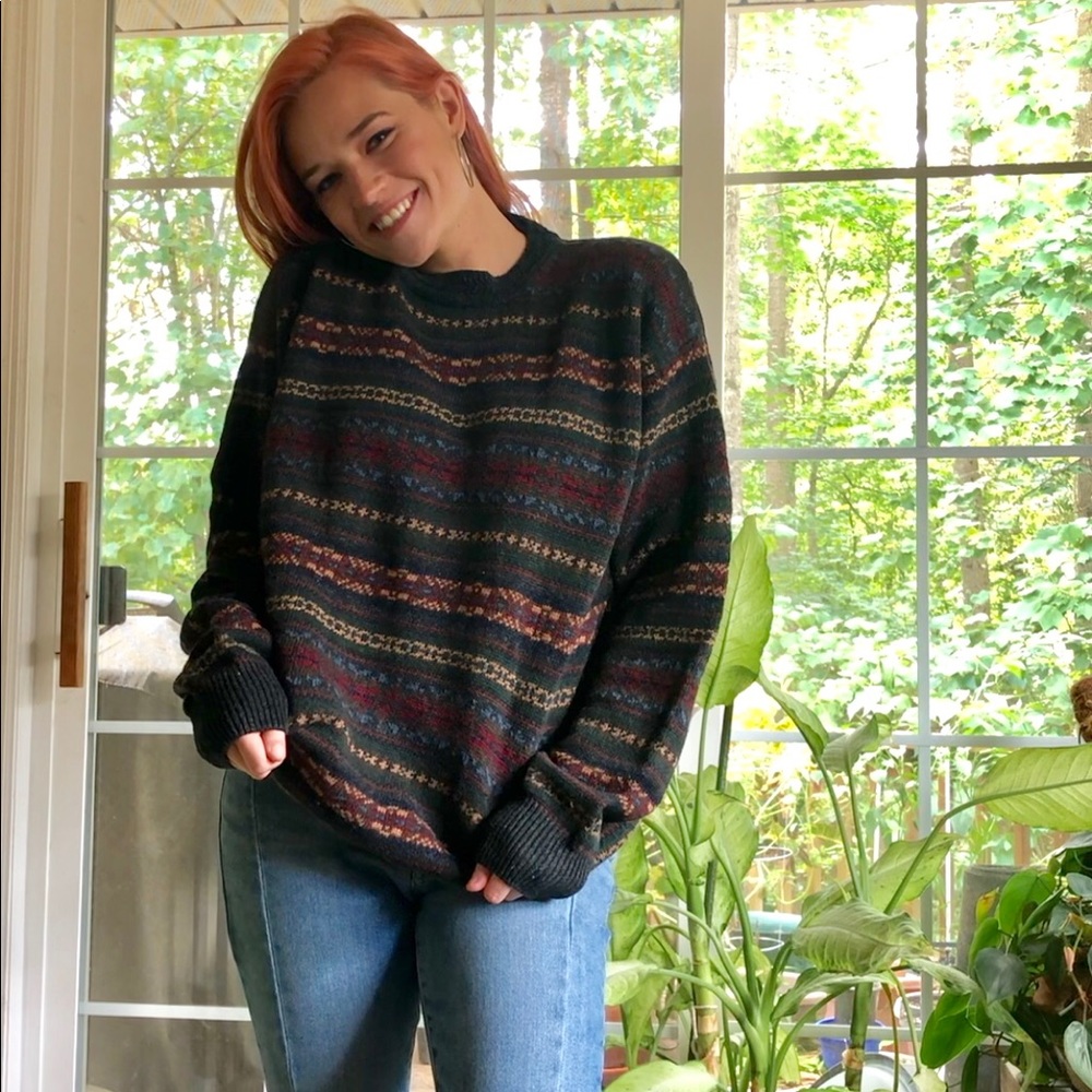 Cozy grandpa sweater 🥰